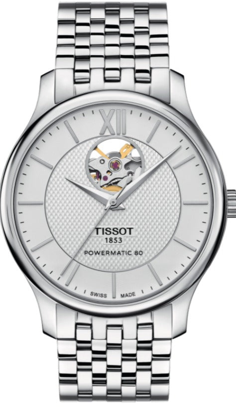 TISSOT TRADITION POWERMATIC 80 OPEN HEART T063.907.11.038.00
